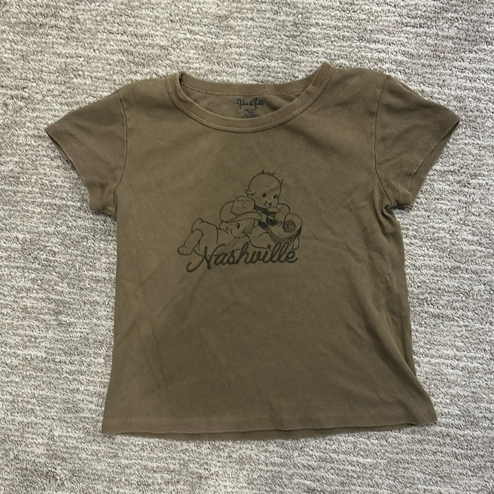 Brandy melville brown shirt!! Not sold anymore!!